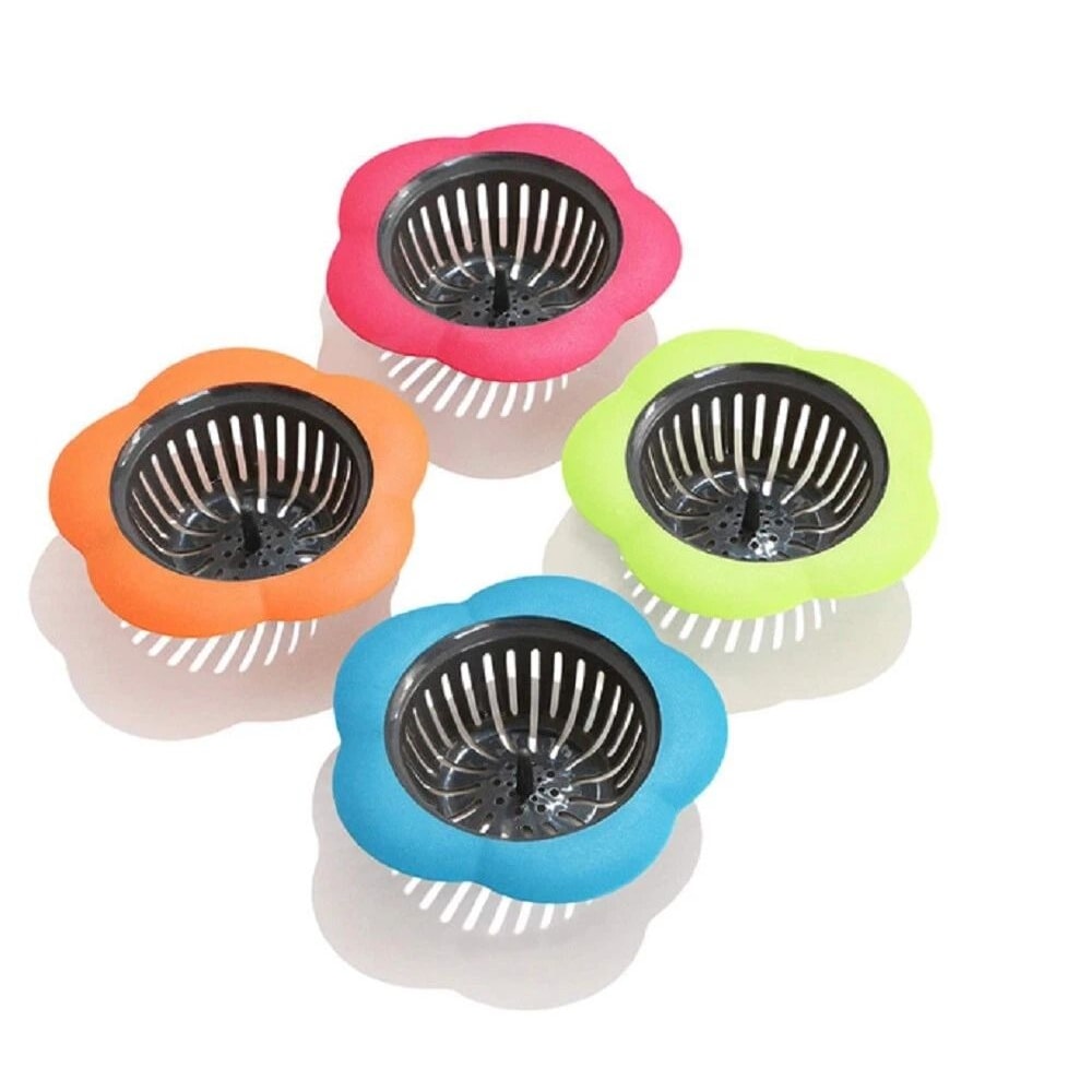 Sink Drain Strainers Durable Plastic Kitchen Food Catchers For Effortless Drain Cleaning 0