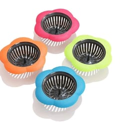 sink drain strainers durable plastic kitchen food catchers for effortless drain cleaning