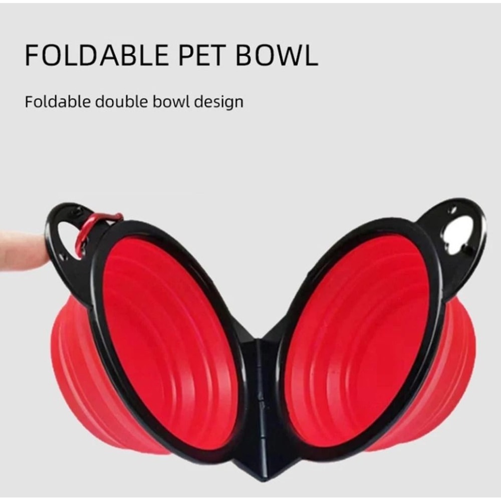 Collapsible Dog Bowl Portable Silicone Travel Bowl Ideal For Food Water On The Go 2