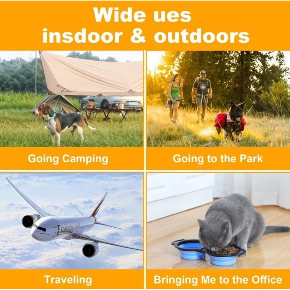 Collapsible Dog Bowl Portable Silicone Travel Bowl Ideal For Food Water On The Go 5