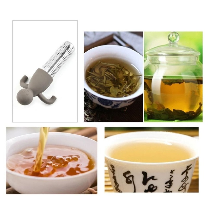 Loose Leaf Tea Infuser Stainless Steel Mesh Strainer With Silicone Handle Premium Tea Filter Set 3