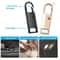 Metal Zipper Pull Tab Extenders For Bags Jackets Luggage Easy Repair Kit 5