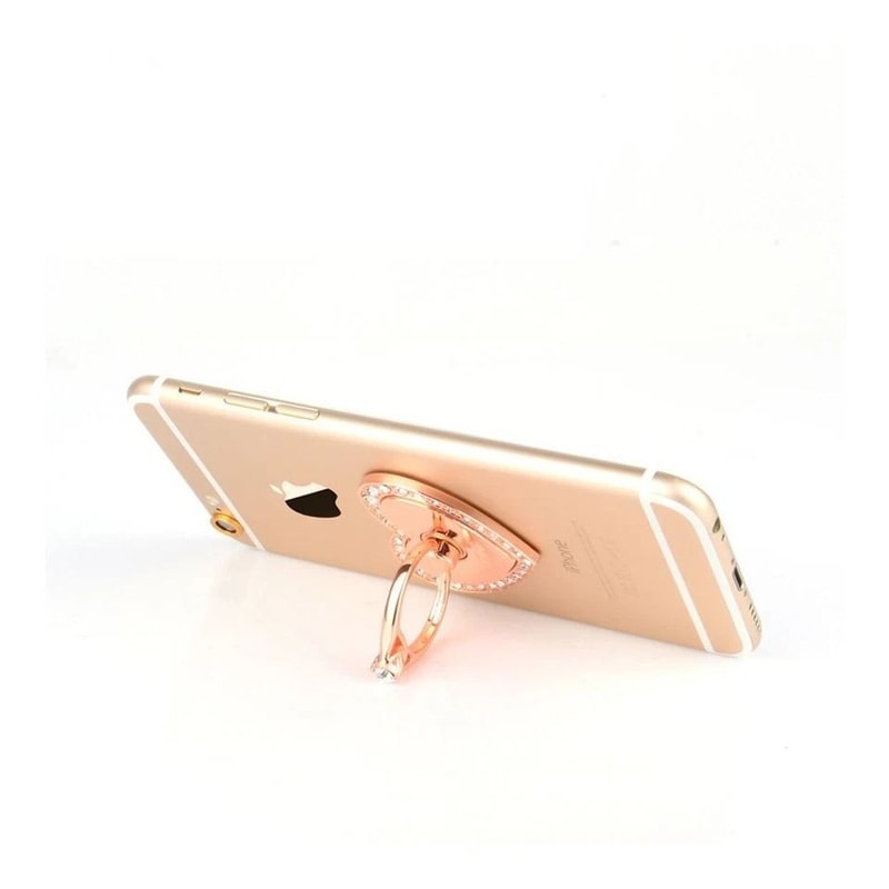 Heart Ring Phone Holder Rotating Finger Grip Stand For Smartphones 4