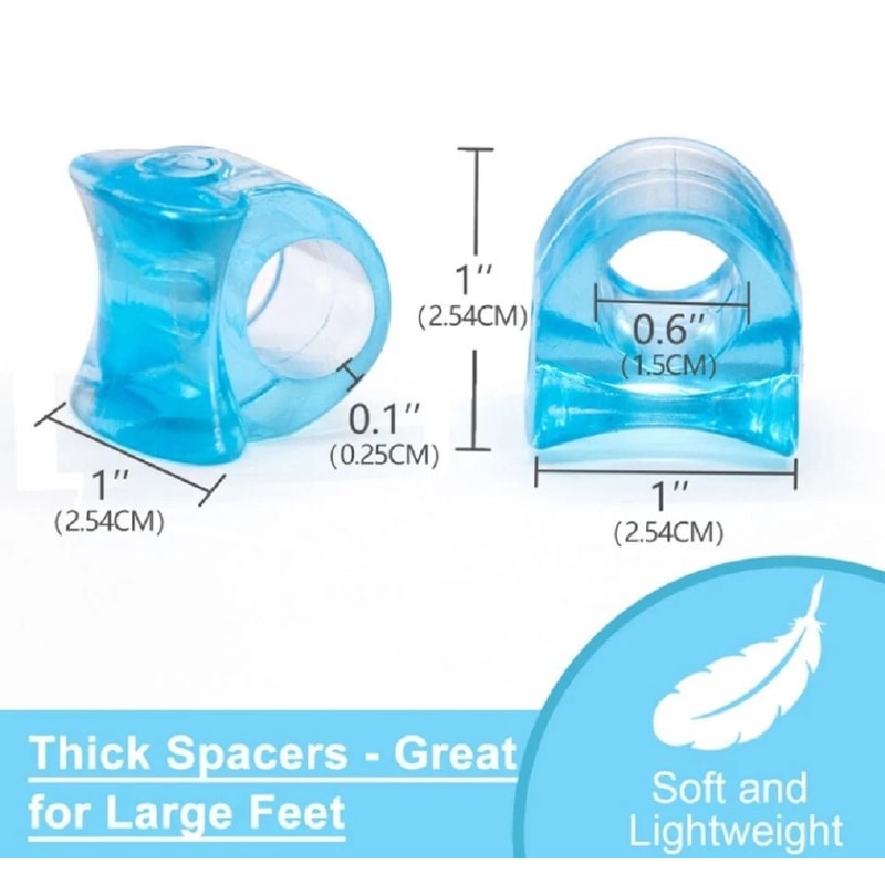 Silicone Gel Bunion Corrector And Toe Separator Orthotic Pain Relief Spacer For Foot Alignment 3