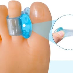 silicone gel bunion corrector and toe separator orthotic pain relief spacer for foot alignment