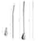 Stainless Steel Reusable Drinking Straws Set With Filter Spoon Cleaning Brushes EcoFriendly Durabl 1