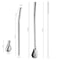 Stainless Steel Reusable Drinking Straws Set With Filter Spoon Cleaning Brushes EcoFriendly Durabl 1