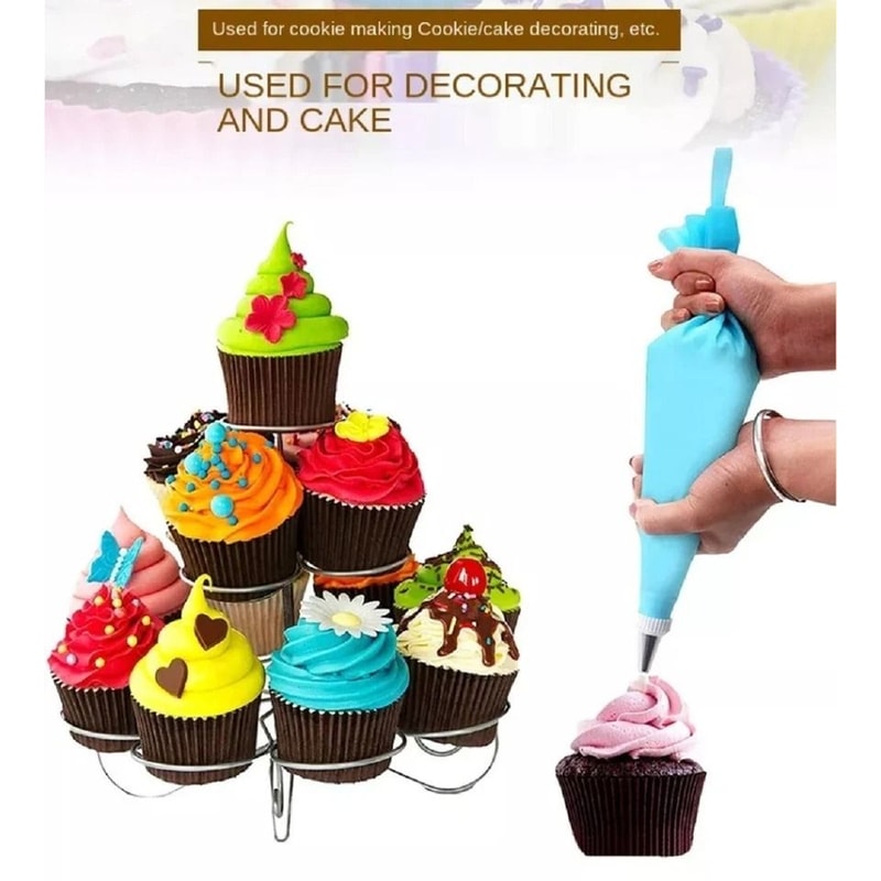 Cake Decorating Kit Piping Bag Icing Tips Set For Cupcake And Pastry Baking DIY 5