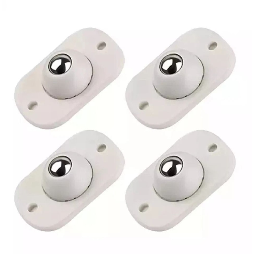 Mini Swivel Caster Wheels SelfAdhesive Stainless Steel Rollers For Furniture 0