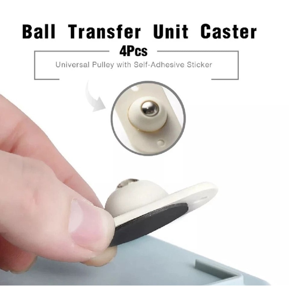 Mini Swivel Caster Wheels SelfAdhesive Stainless Steel Rollers For Furniture 1