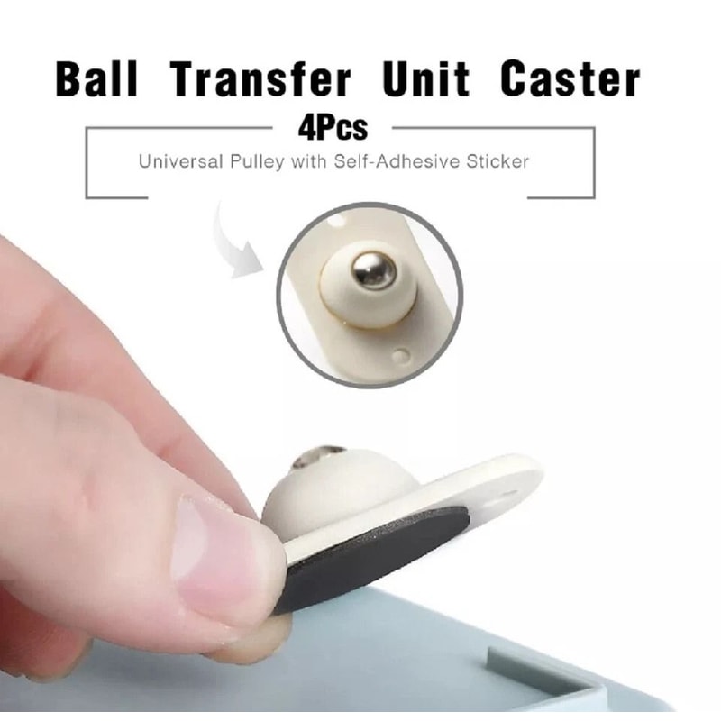 Mini Swivel Caster Wheels SelfAdhesive Stainless Steel Rollers For Furniture 1