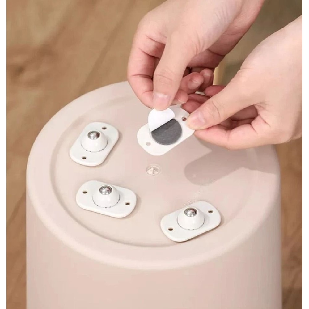 Mini Swivel Caster Wheels SelfAdhesive Stainless Steel Rollers For Furniture 3