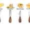 Cheese Knife Set Stainless Steel Cutters With Wooden Handles For Serving Platters 5