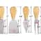 Cheese Knife Set Stainless Steel Cutters With Wooden Handles For Serving Platters 6