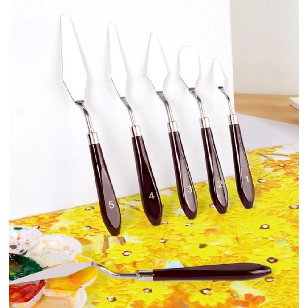 Stainless Steel Palette Knife Set For Oil Acrylic Painting 0