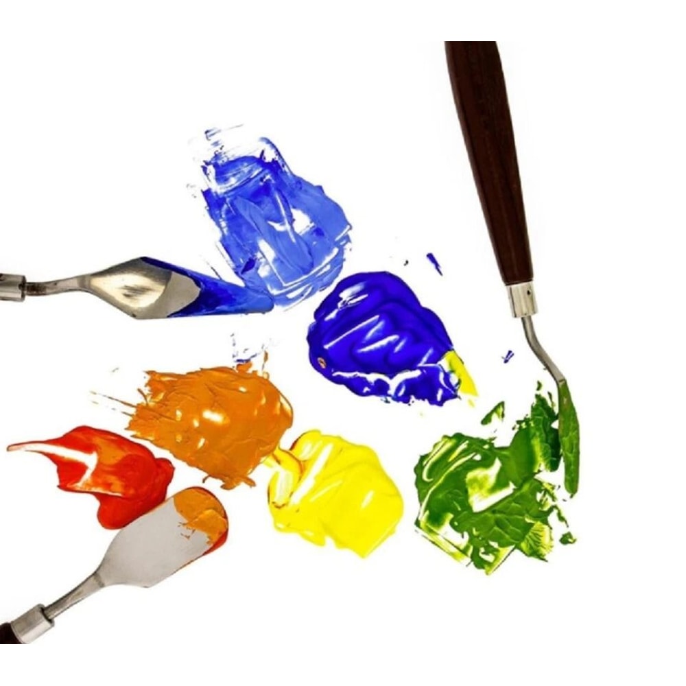 Stainless Steel Palette Knife Set For Oil Acrylic Painting 5