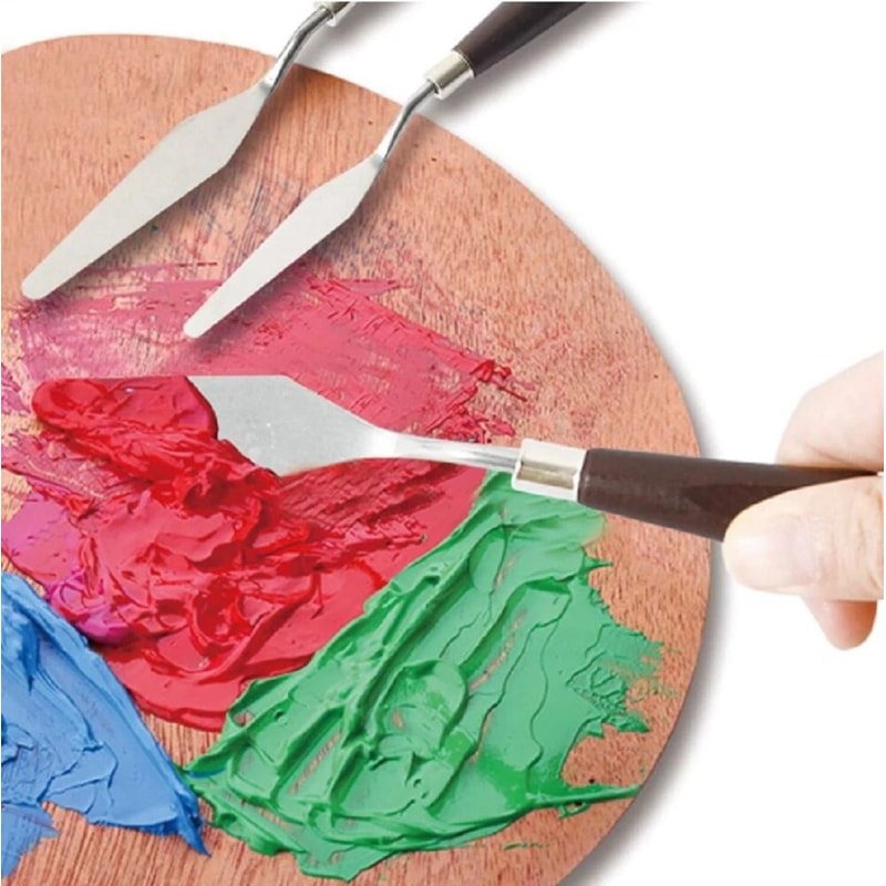 Stainless Steel Palette Knife Set For Oil Acrylic Painting 6