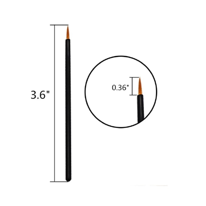 Disposable Eyeliner Brushes Set Fine Tip Makeup Applicators For Precise Application 2