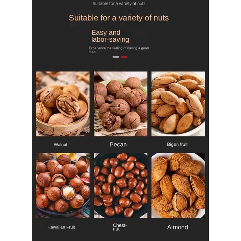 Ergonomic Nut Cracker And Sheller Tool For Walnut Pecan Bottle Style 3