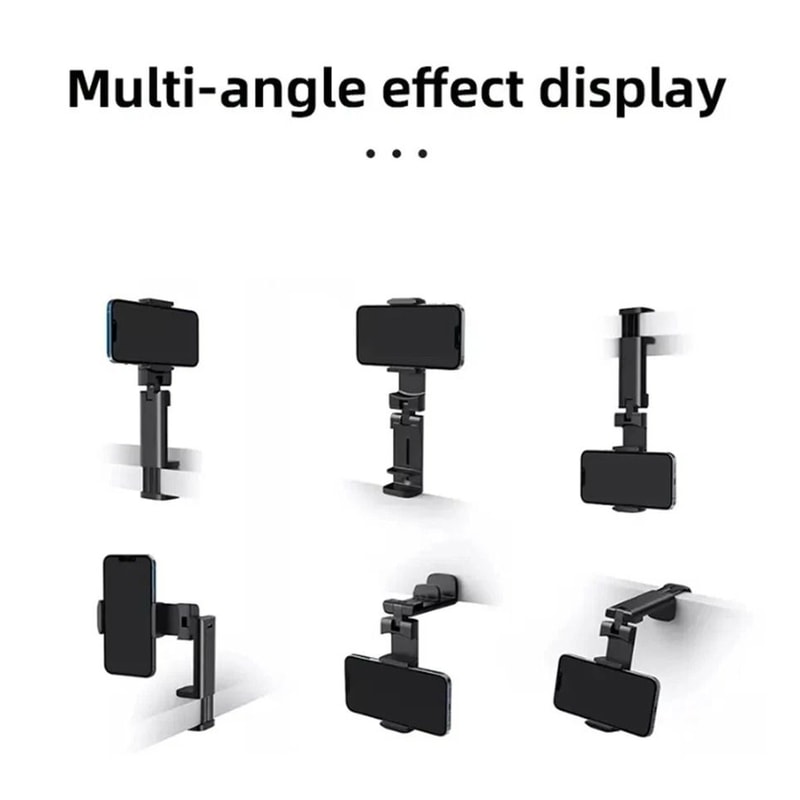 Travel Phone Holder Mount Airplane Seat Tray Luggage Handle Desk Clip HandsFree 4