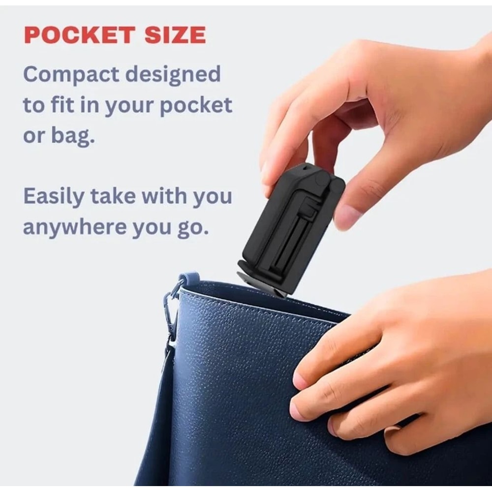 Travel Phone Holder Mount Airplane Seat Tray Luggage Handle Desk Clip HandsFree 6