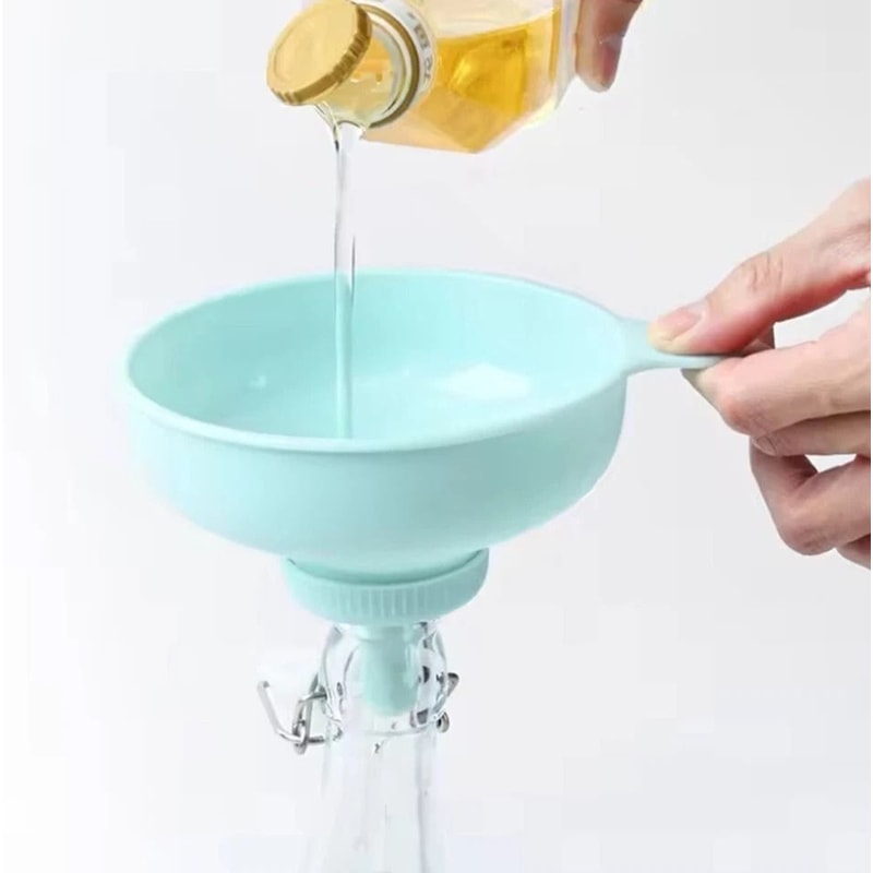 Wide Mouth Kitchen Funnel Jar Filler Strainer Spout For Canning Mason Jars 1