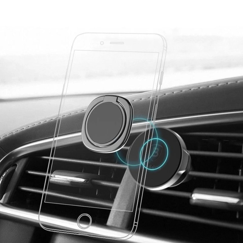 Finger Ring Stand Car Magnetic Phone Holder Desk Bracket Metal Universal 6