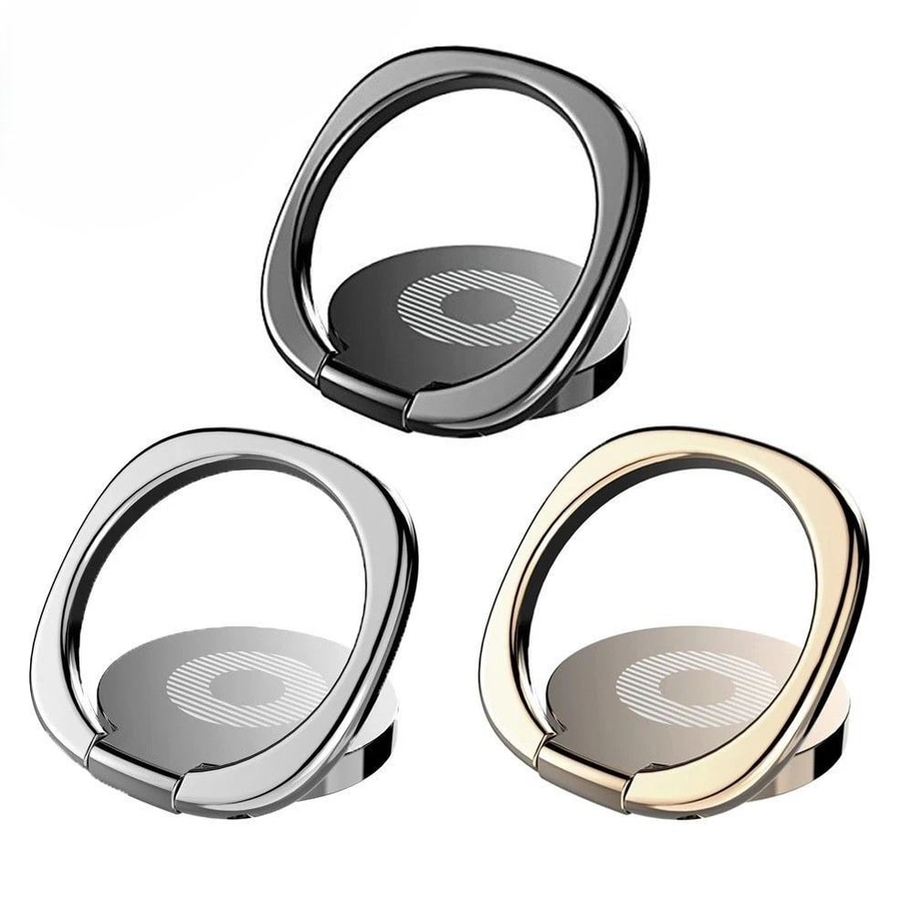 Finger Ring Stand Car Magnetic Phone Holder Desk Bracket Metal Universal 0
