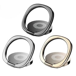 finger ring stand & car magnetic phone holder desk bracket, metal, universal