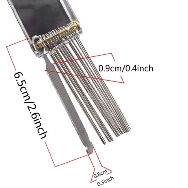 Guitar Nut Slotting File Kit Precision Luthier Nut Saw DIY String Slotting Tool Set 2