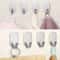 Heavy Duty Self Adhesive Hooks Stainless Steel No Drill Wall Hooks For Home Office 5