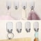 Heavy Duty Self Adhesive Hooks Stainless Steel No Drill Wall Hooks For Home Office 5