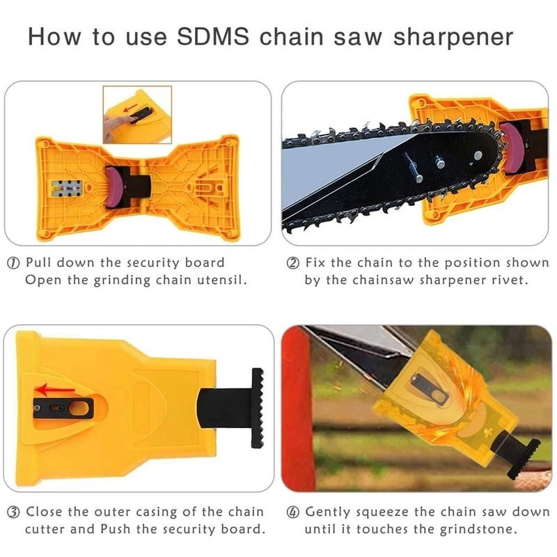 Chainsaw Teeth Sharpener Saw Chain Sharpening System For Efficient Chainsaw Maintenance 4