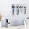 Stainless Steel Razor Holder Hooks Adhesive Wall Mount Bathroom Organizers 4