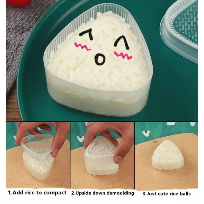 Rice Ball Mold Onigiri Mold Set 3