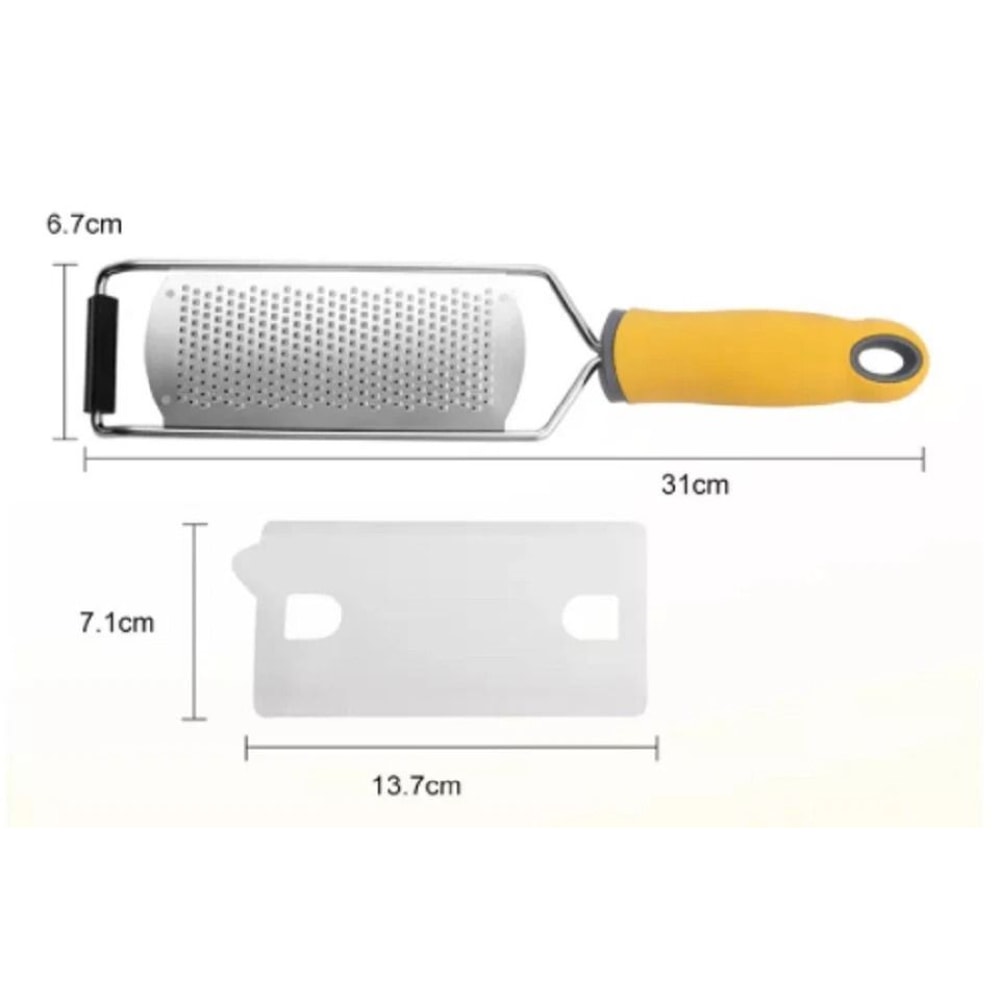 Premium Stainless Steel Zester And Lemon Grater Perfect For Cheese Citrus And Parmesan Shredding 1