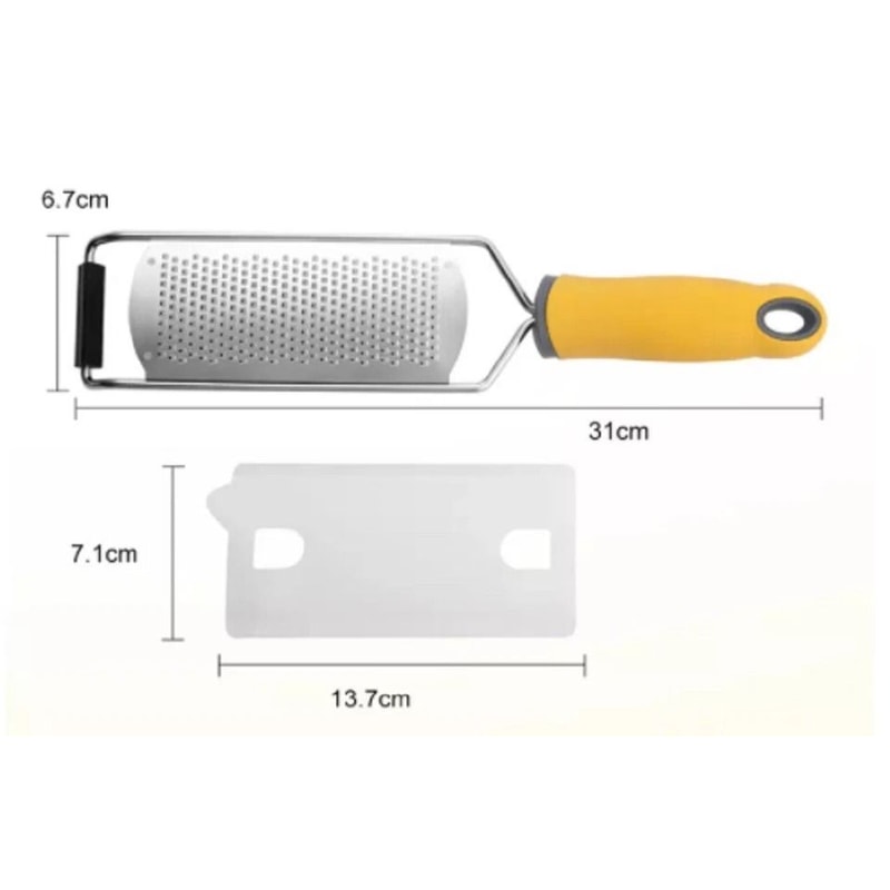 Premium Stainless Steel Zester And Lemon Grater Perfect For Cheese Citrus And Parmesan Shredding 1