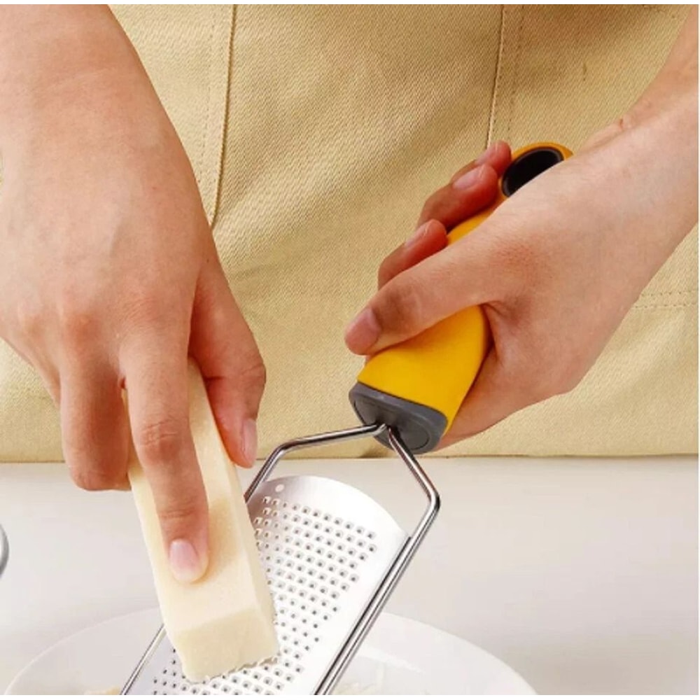 Premium Stainless Steel Zester And Lemon Grater Perfect For Cheese Citrus And Parmesan Shredding 3