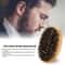 Soft Boar Bristle Beard Brush Mustache Grooming With Wooden Handle 5