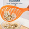Long Handle Scoop Colander Set Kitchen Strainers For Draining Pasta Vegetables More 2