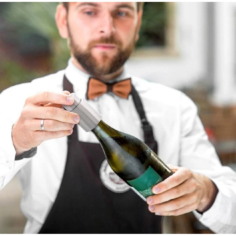 Wine Bottle Stopper Vacuum Seal Freshness Preserver LeakProof Airless Plug 6