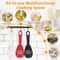 HeatResistant Skimmer Spoon Colander Scoop Set Cooking Strainers For Kitchen 1