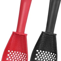 heat-resistant skimmer spoon & colander scoop set cooking strainers for kitchen