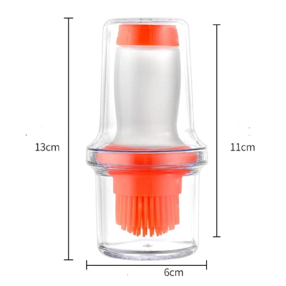 Silicone Oil Dispenser Brush MultiUse Basting Pastry Tool For Baking BBQ And Cooking 1
