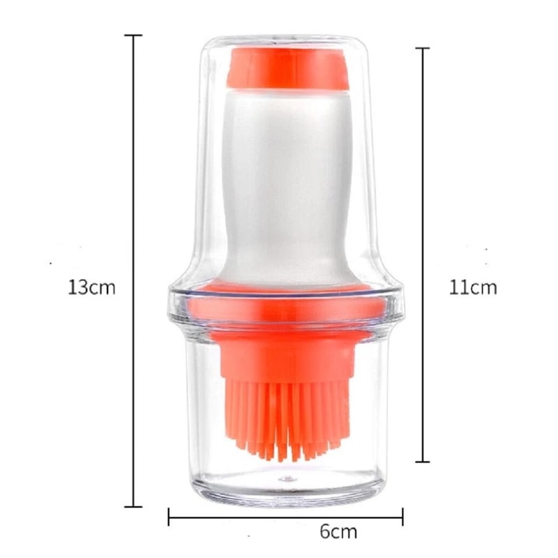 Silicone Oil Dispenser Brush MultiUse Basting Pastry Tool For Baking BBQ And Cooking 1