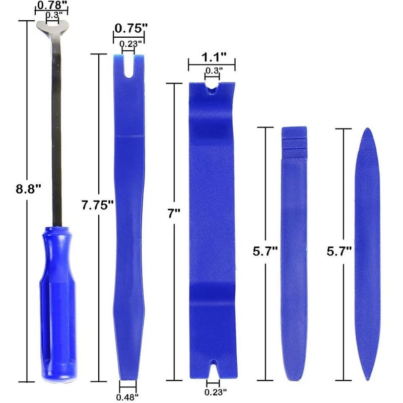 Auto Trim Removal Tool Car Panel Fastener Clip Remover For Doors Dash And Molding 1