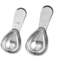 stainless steel coffee measuring scoop short handle spoons for precise coffee measurements