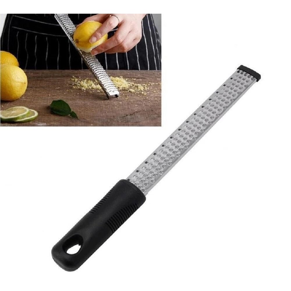 Stainless Steel Citrus Zester Lemon Grater Tool Fine Shredder For Cheese Fruits And Spices 7