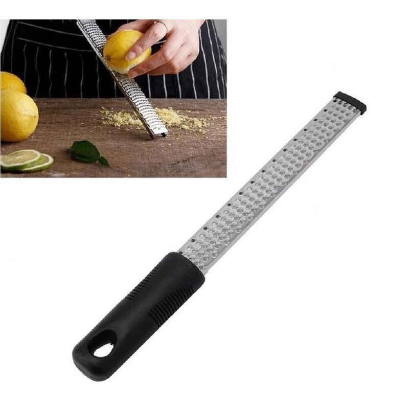 Stainless Steel Citrus Zester Lemon Grater Tool Fine Shredder For Cheese Fruits And Spices 7