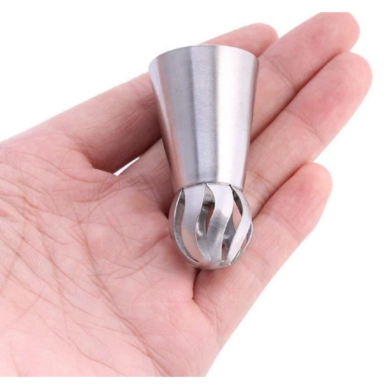 Piping Tips Set Ball Icing Nozzle Stainless Steel Pastry Tips 2